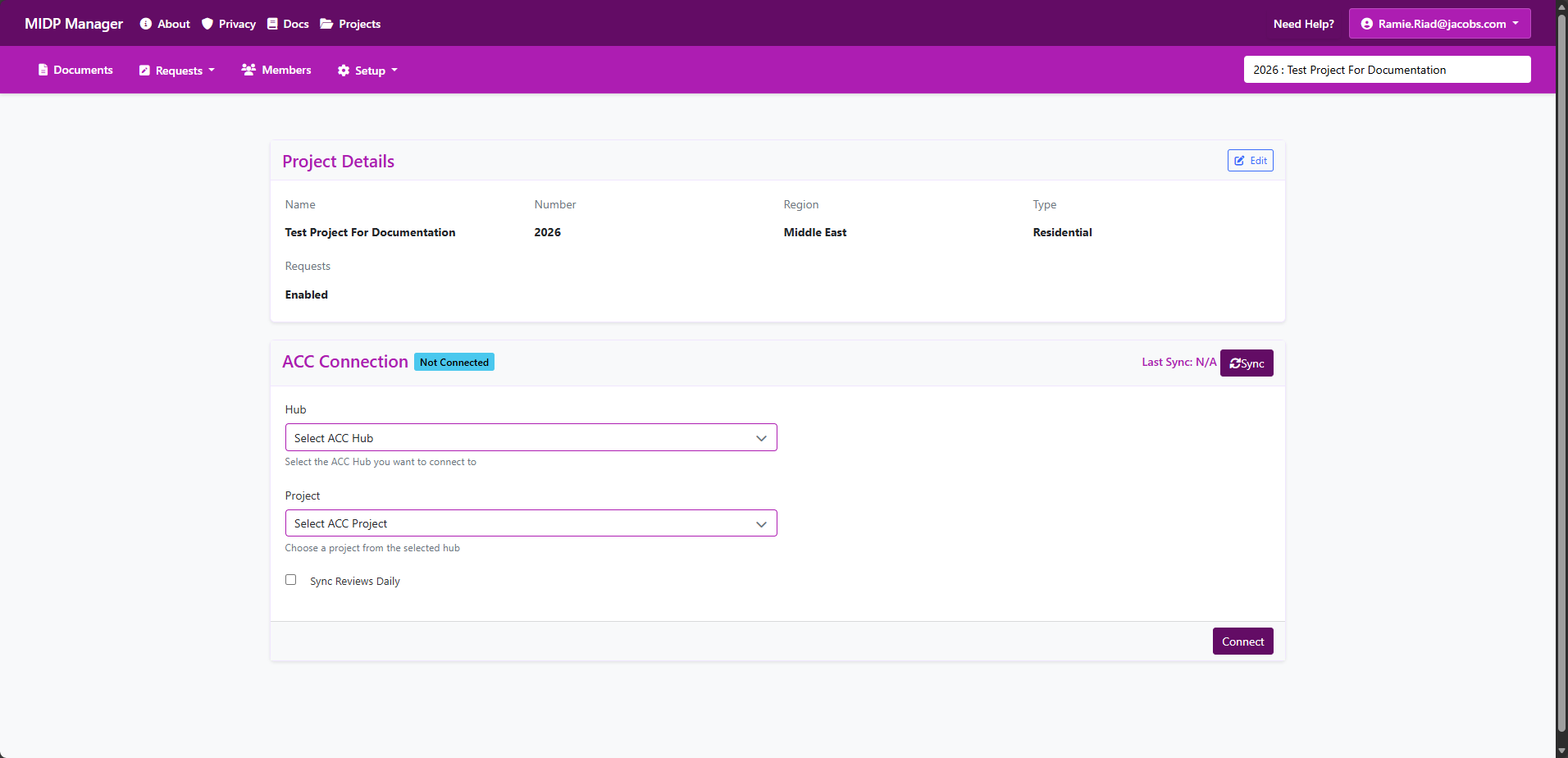 New Document button