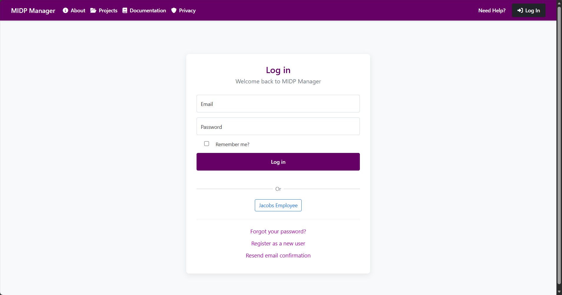 Sign-in page showing Email/Password form and SSO button